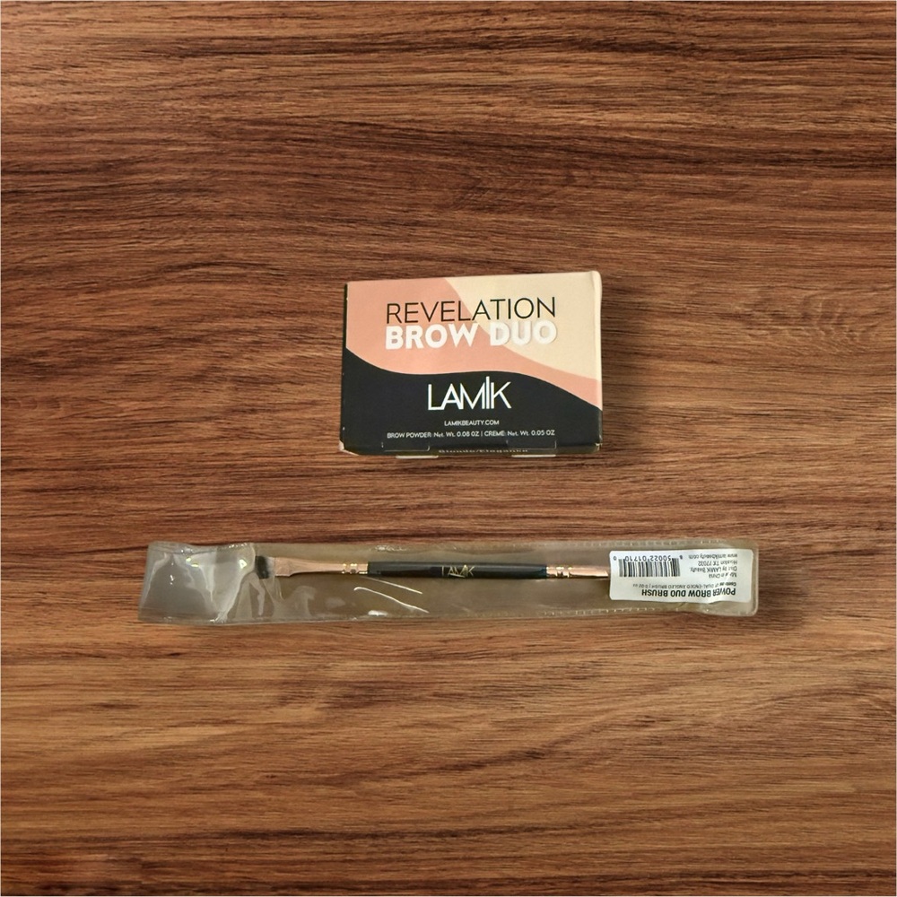 New LAMIK Revelation Brow Duo with Brush